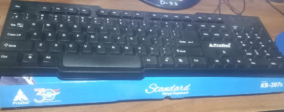 Keyboard Wired USB 104 Keys (1 Pc)