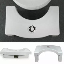 6005a Plastic Non-slip Folding Toilet Squat Stool - White Color